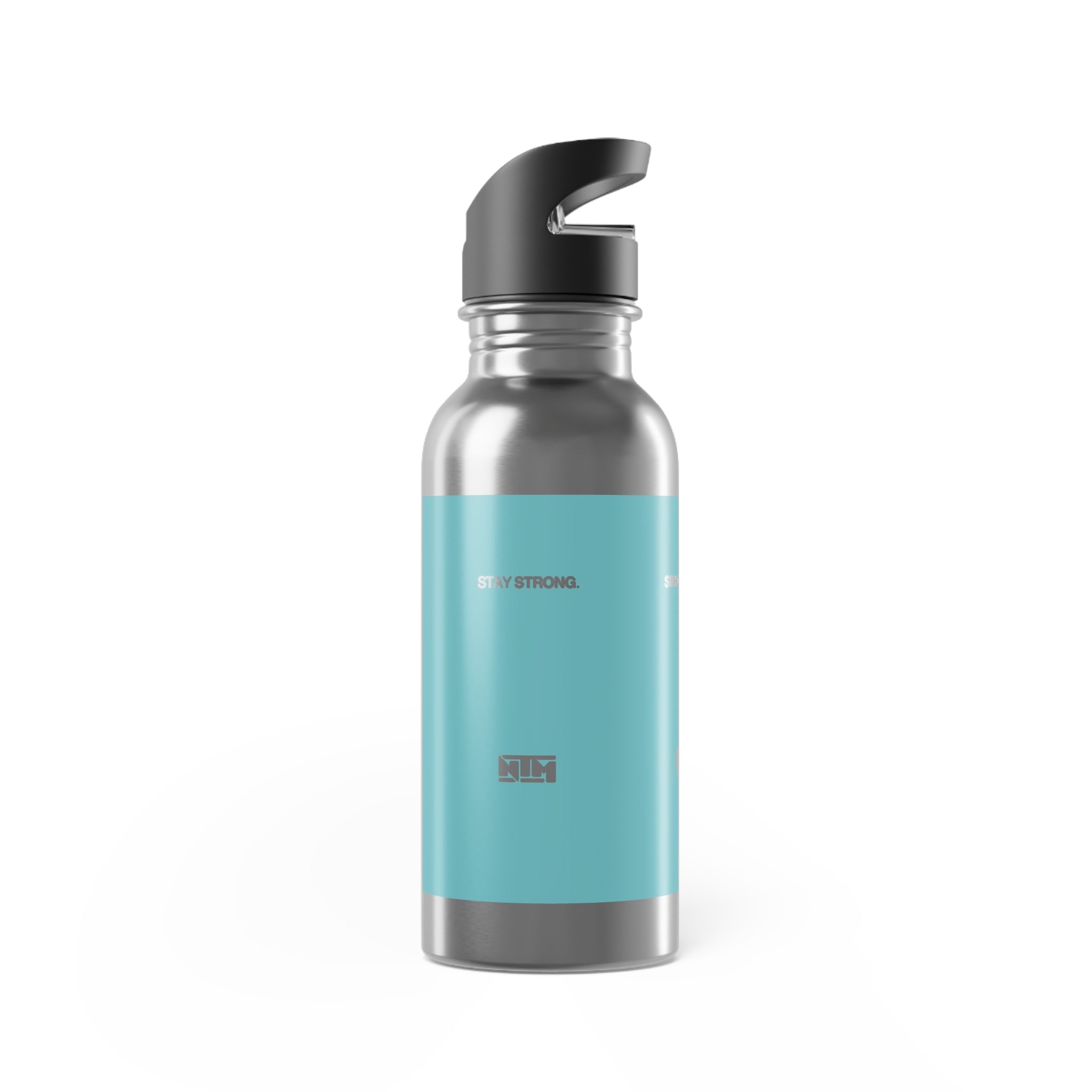 STAY DISCIPLINED STEEL WATER BOTTLE - LIGHT BLUE - NTM Apparel