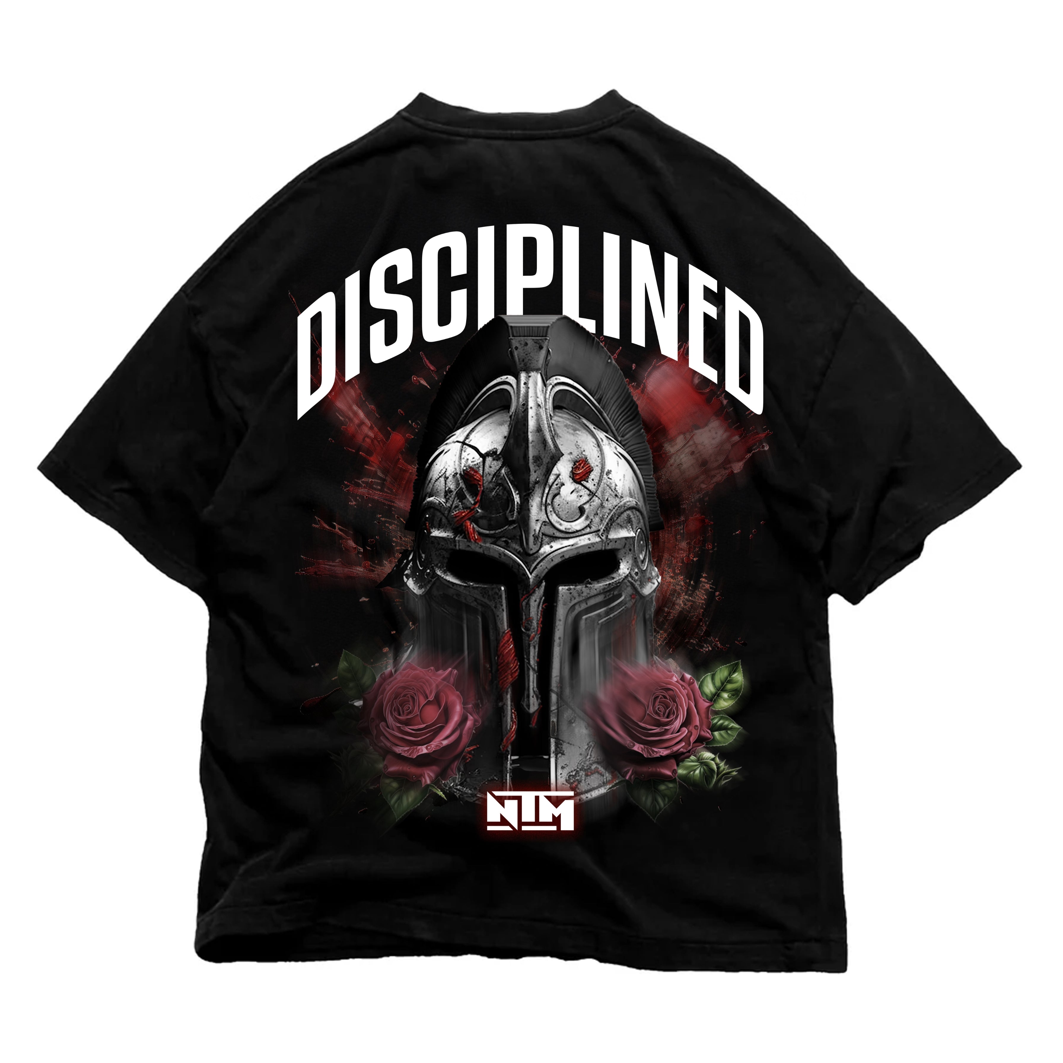 'IMMORTAL SPARTAN' TEE - BLACK - NTM Apparel
