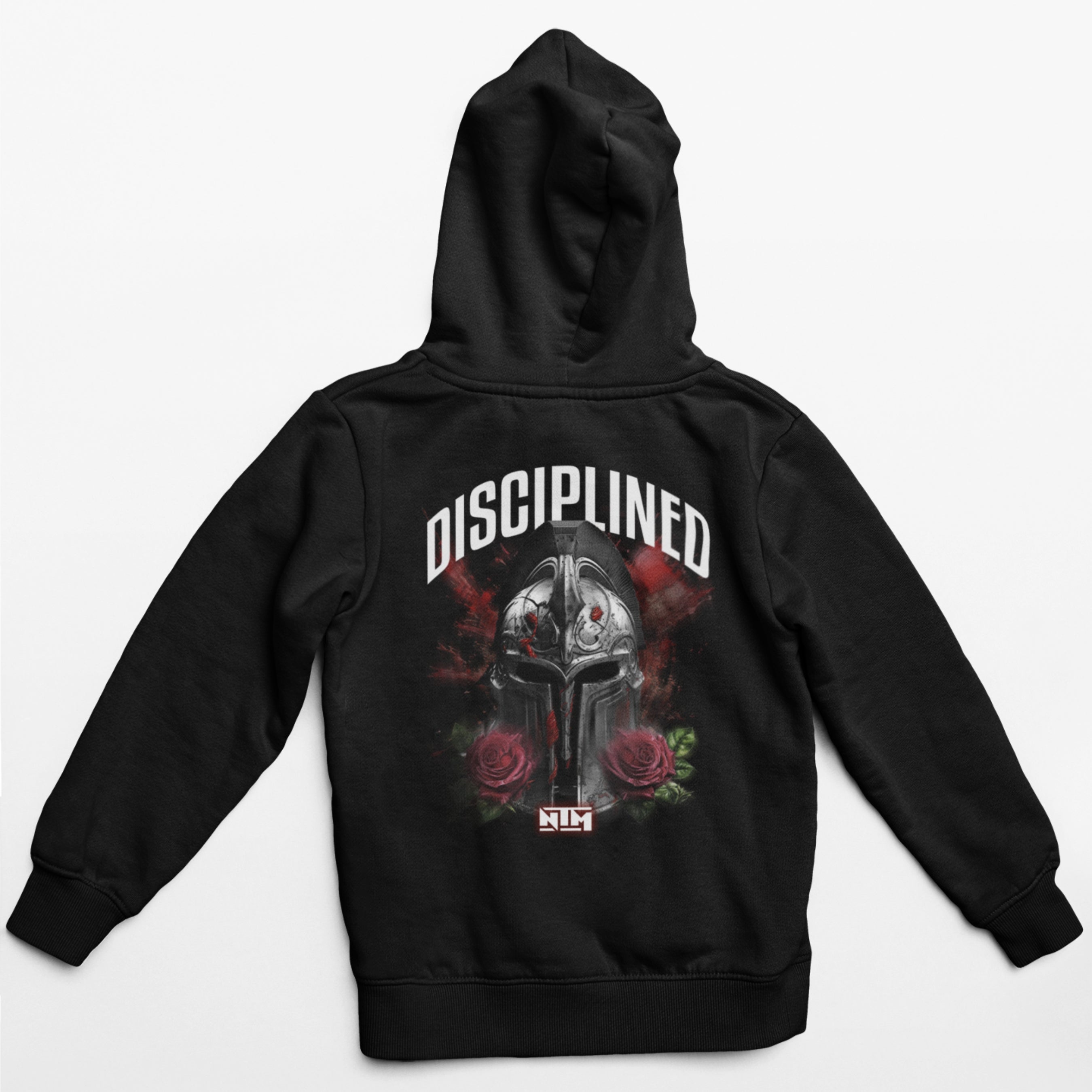 Disciplined Gladiator Black Hoodie - NTM Apparel