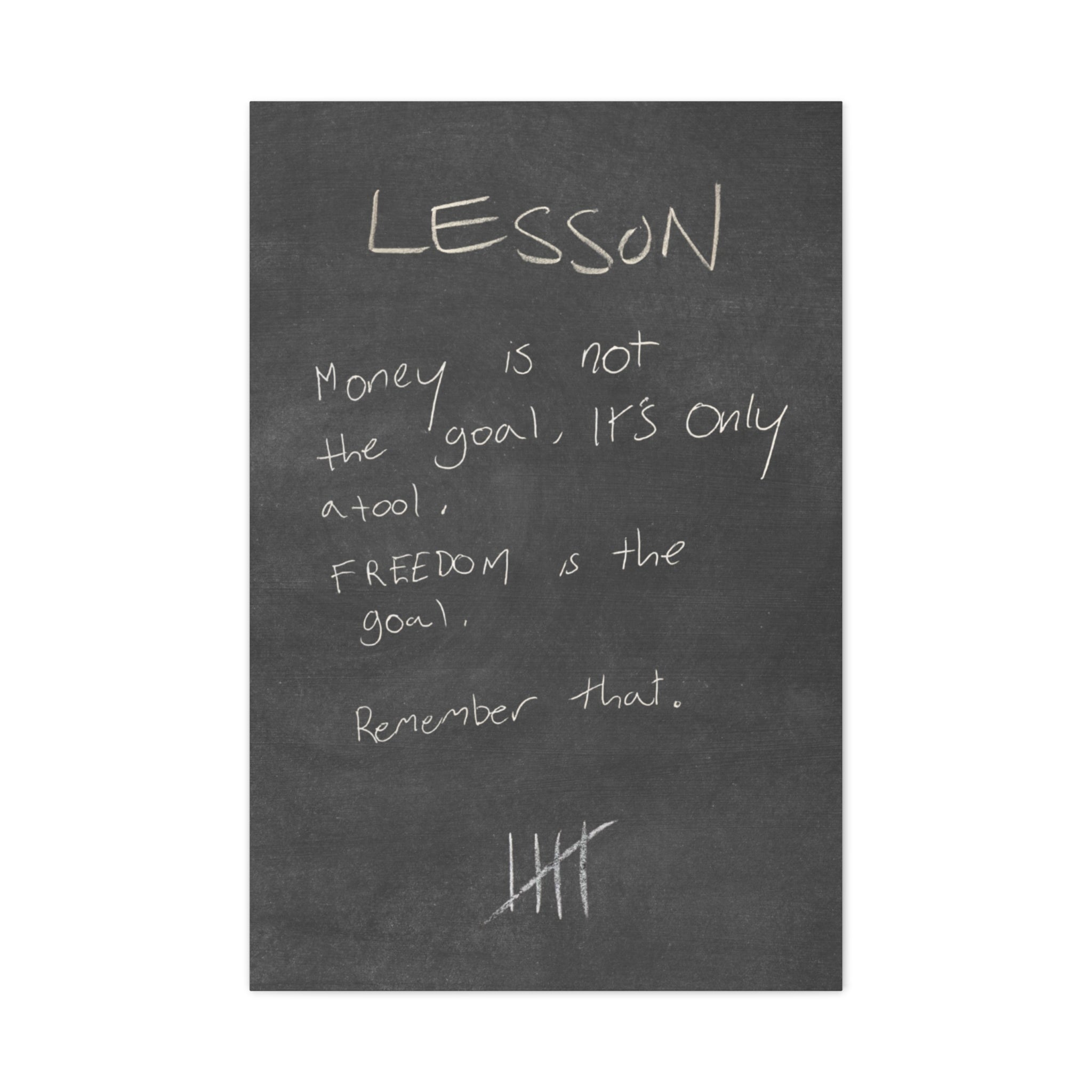 'Lesson V' Canvas