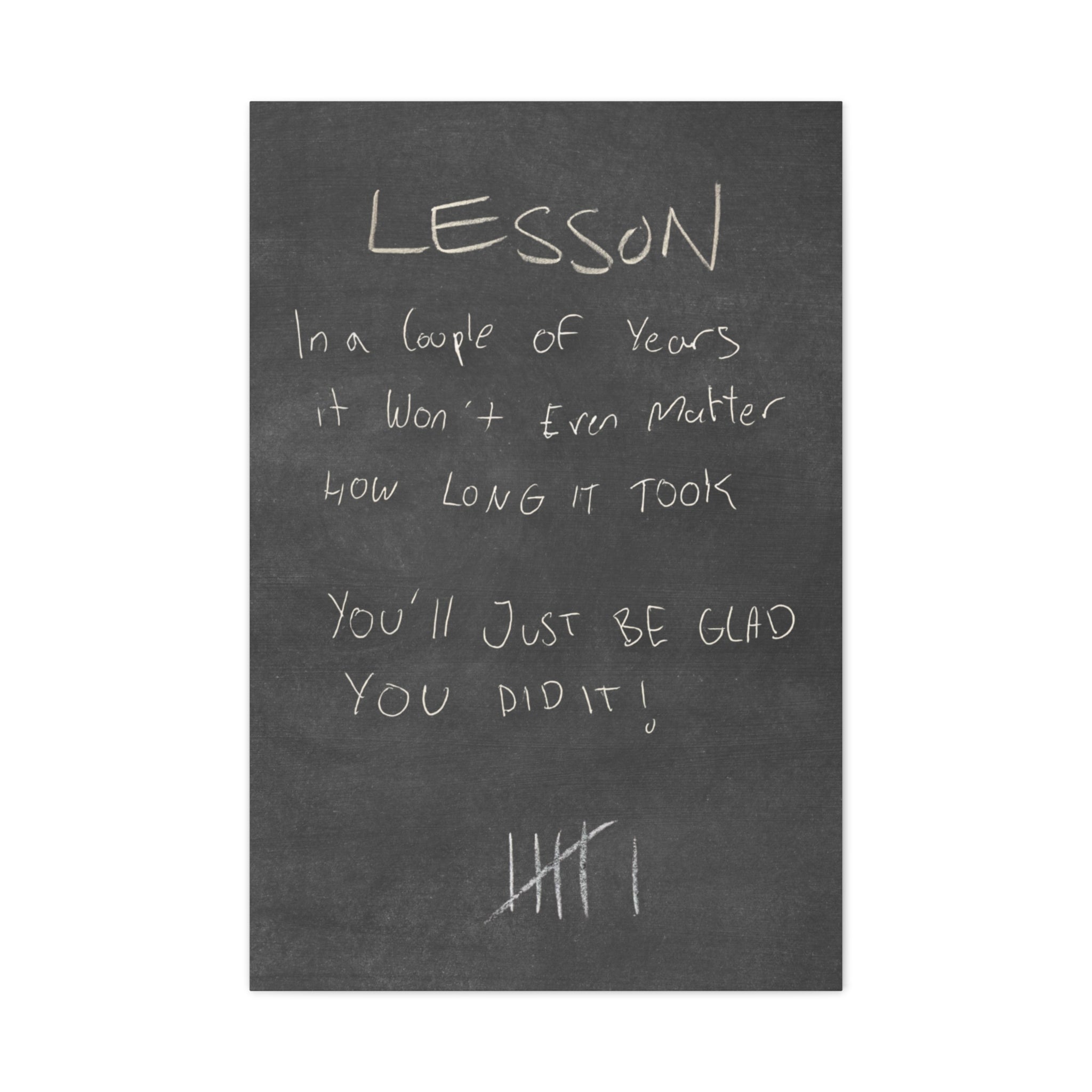 'Lesson VI' Canvas