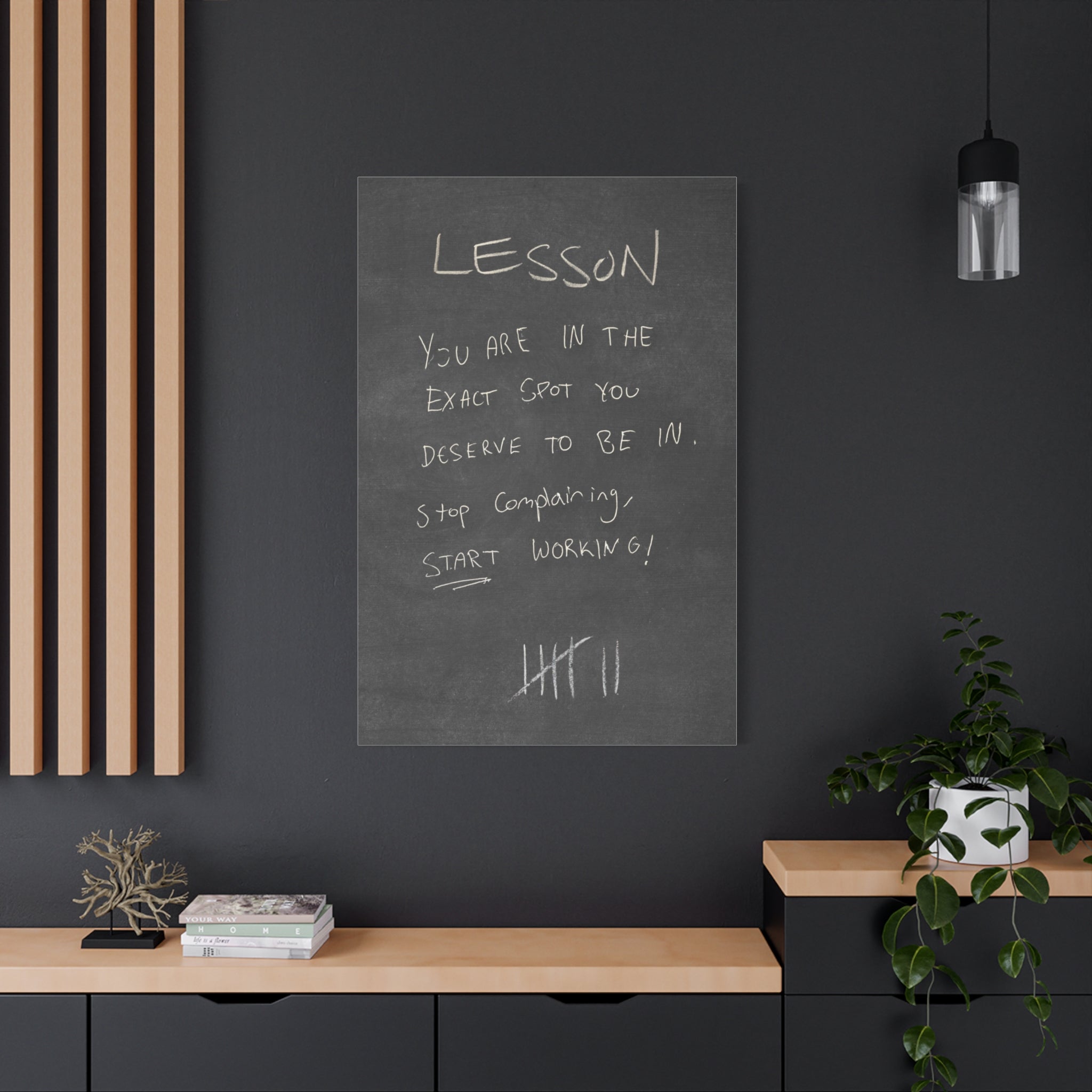 'Lesson VII' Canvas