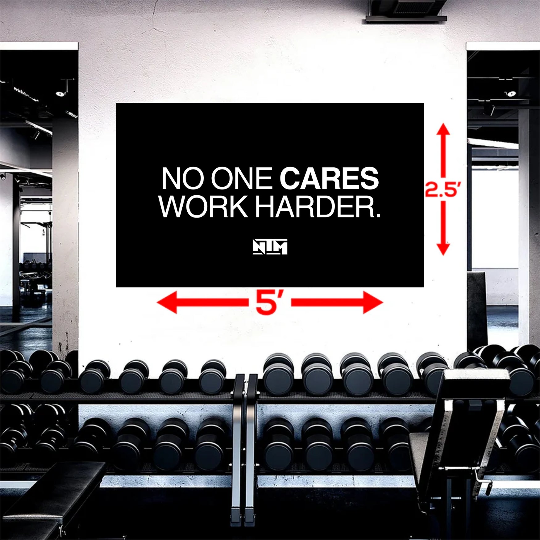 WORK HARDER FLAG - NTM Apparel