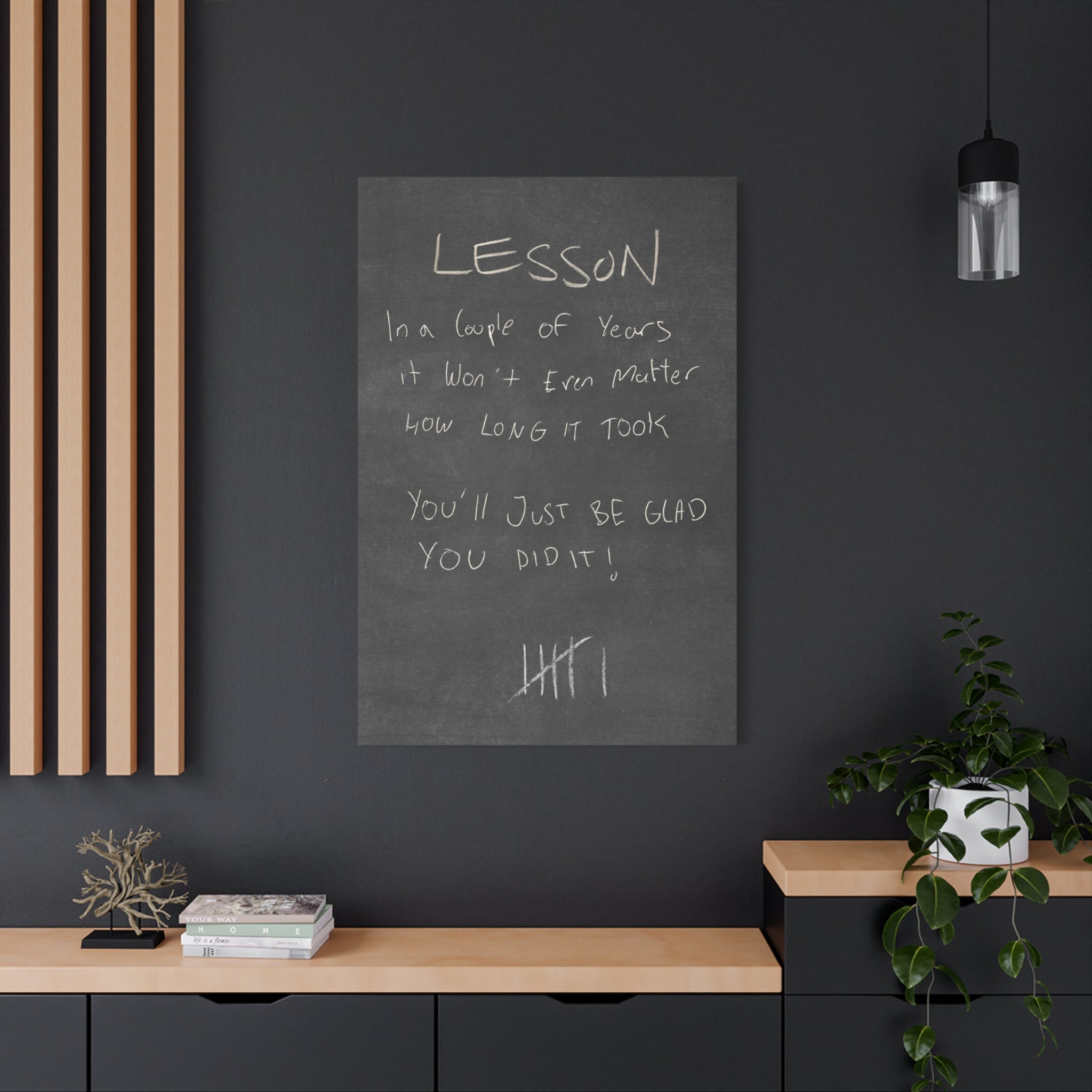 'Lesson VI' Canvas