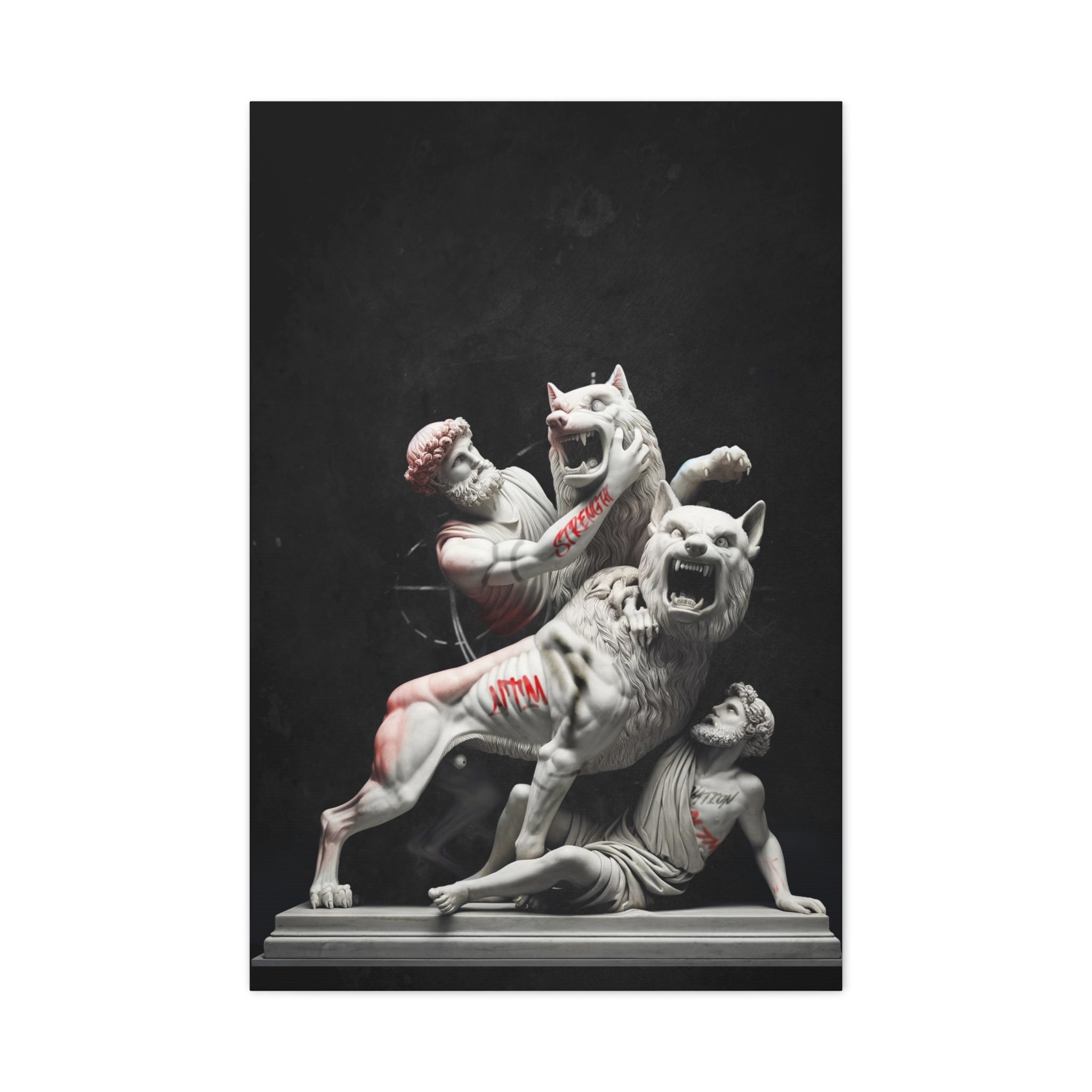 'BATTLING EVIL' CANVAS - NTM Apparel