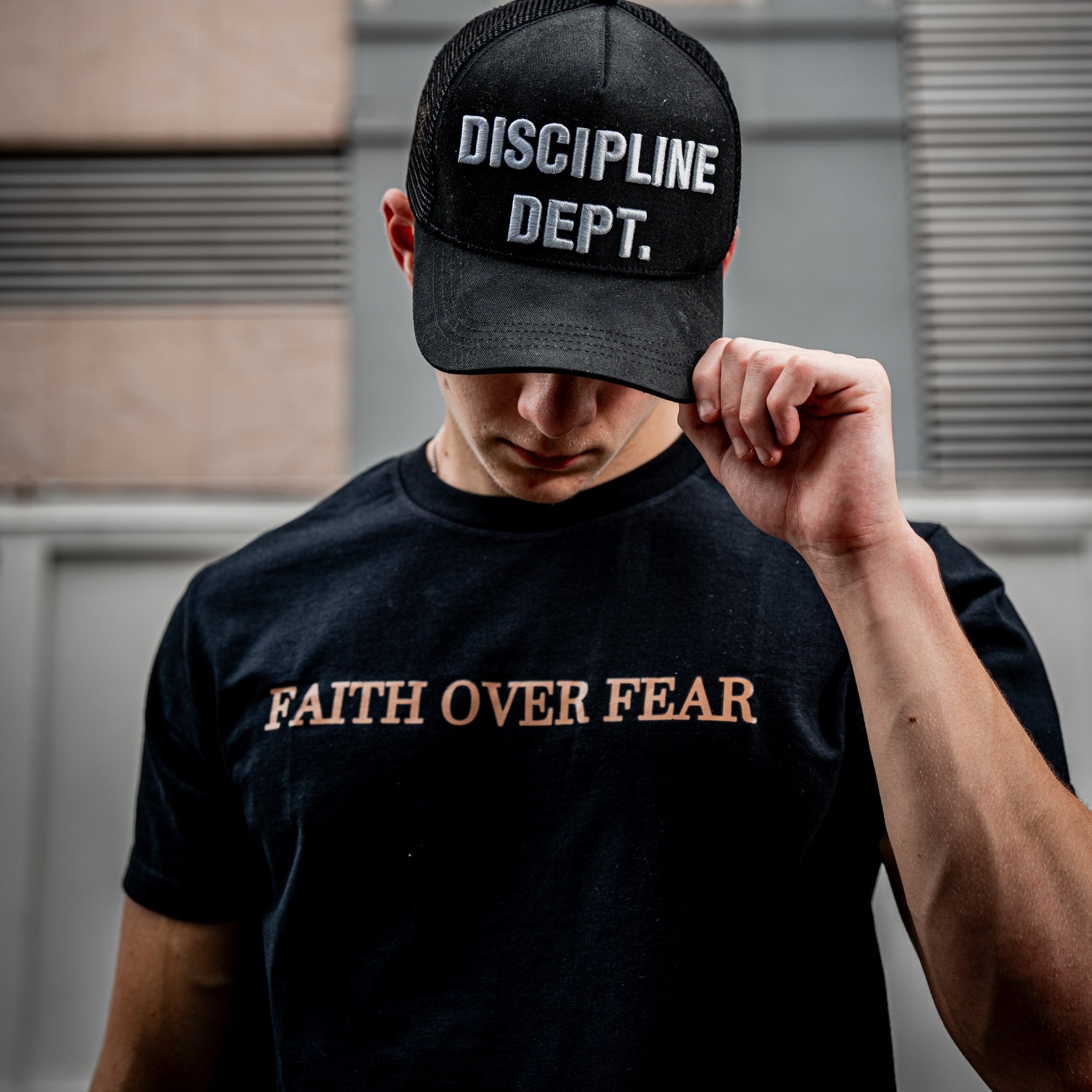 'DISCIPLINE DEPT.' CAP - BLACK - NTM Apparel