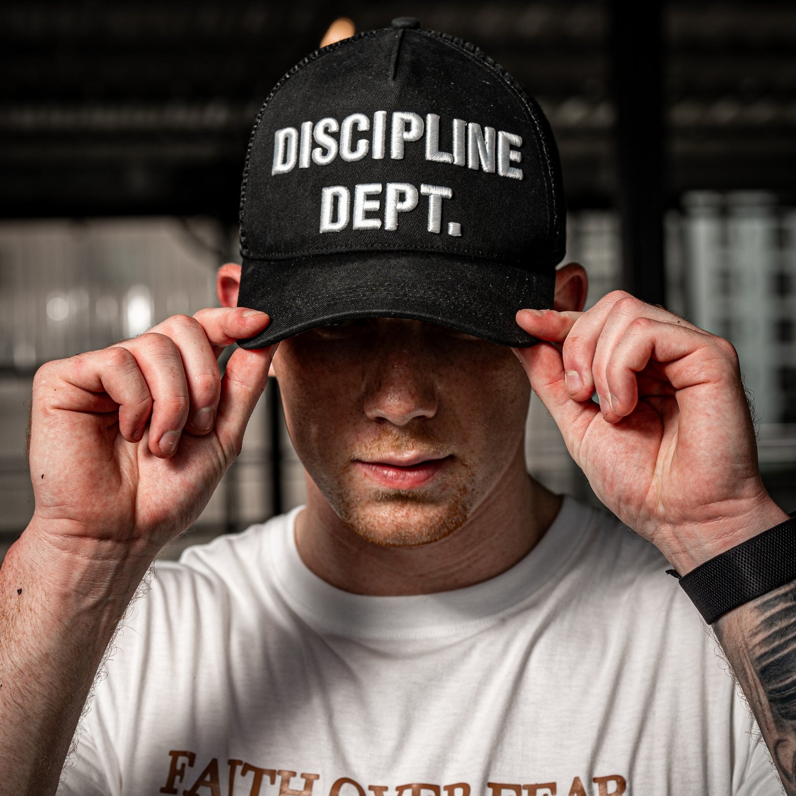'DISCIPLINE DEPT.' CAP - BLACK - NTM Apparel