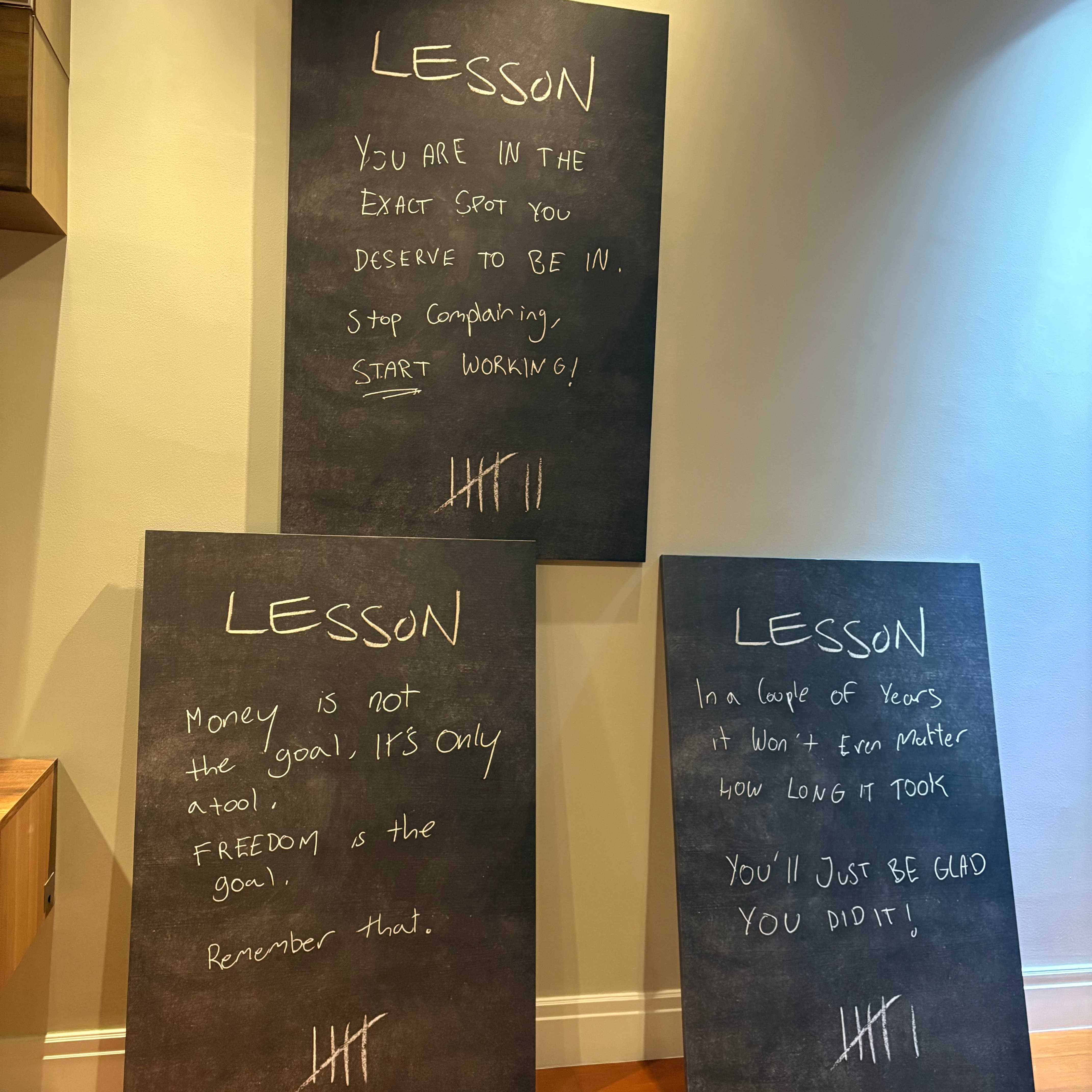 'Lesson VI' Canvas