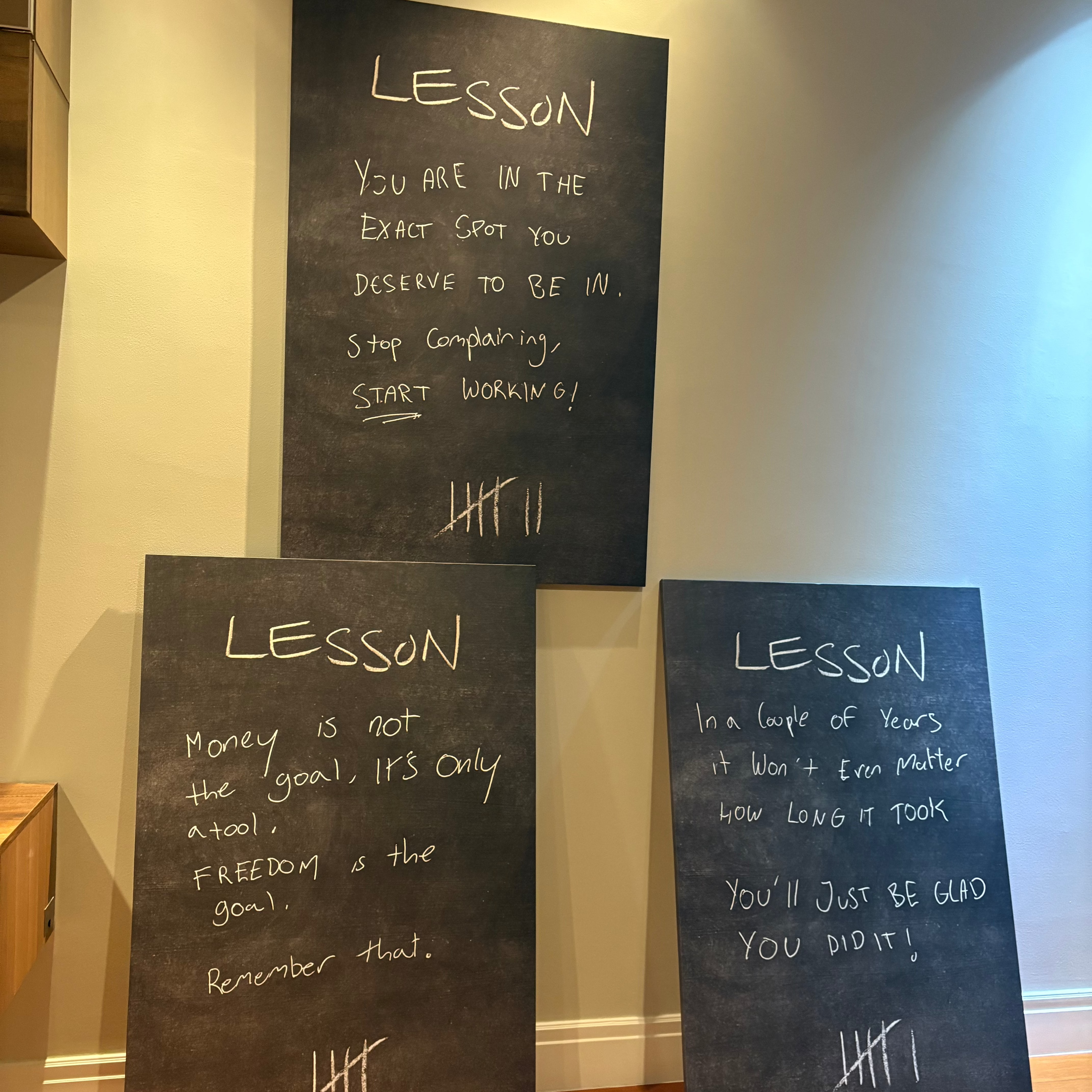 'Lesson VII' Canvas